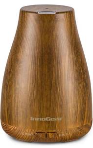 lot 30896 image: InnoGear Essential Oil Diffuser, Upgraded Diffusers for Essential Oils Aromatherapy Diffuser Cool Mist Humidifier with 7 Colors Lights 2 Mist Mode Waterless Auto Off for Home Office Room, Bronze