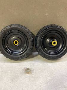 lot 36446 image: 10 Flat Free Tires Bot For Highway Use Max Load 300 lbs.
