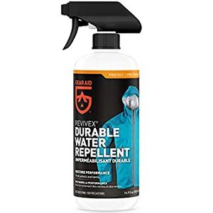 lot 36504 image: GEAR AID unisex-adult Revivex Durable Water Repellent (DWR) Spray for Reproofing Jackets, 16.9 fl oz, Clear (B084RMP9YW)