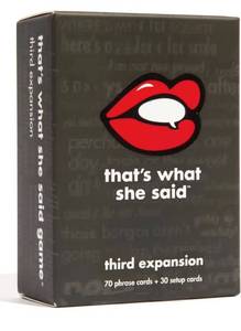 lot 38561 image: Thats What She Said Game - Third Expansion Pack