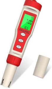 lot 38563 image: Digital PH Meter with ATC 4 in 1 PH TDS EC Temp - ORAPXI PH Tester High Accuracy Pocket Size PH Measurement for Pool, Lab, Aquarium, Pond, Beer Brewing