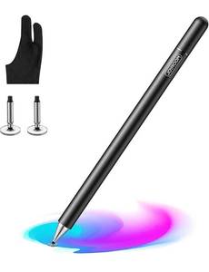 lot 38573 image: joyroom Stylus Pen for iPad, Capacitive Pencil for Kid Student Drawing, Writing, High Sensitivity, with Artist Glove(Palm Rejection), AppleiPhoneiPadAndroidSamsungSurface (Black)