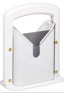 lot 38580 image: Hoan The Original Bagel Guillotine Universal Slicer, 9.25-Inch, White