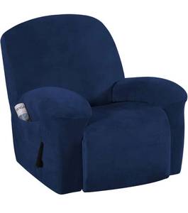 lot 36480 image: H.VERSAILTEX Recliner Sofa Cover 1-Piece Non Slip, Machine Washable - Navy