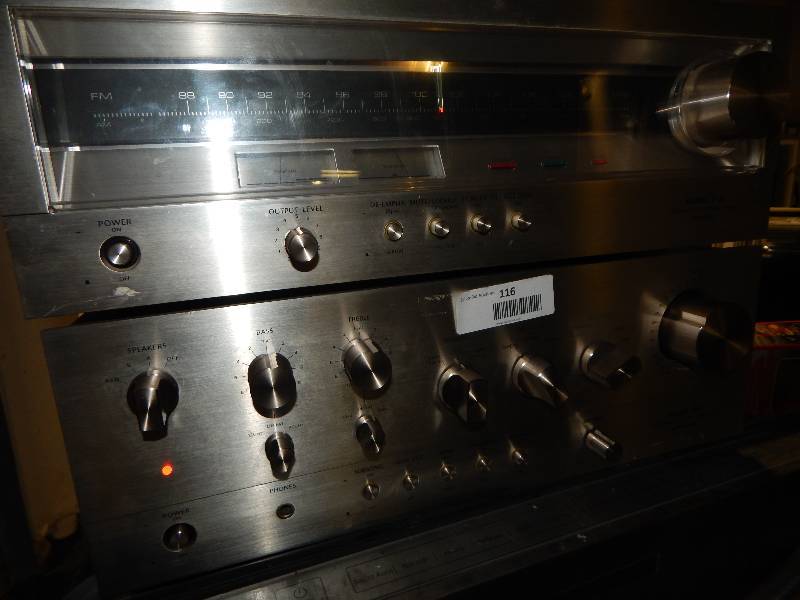 lot 116 image: ONKYO AMP AND TUNER