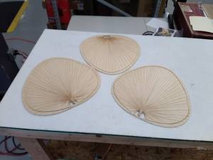 lot 44254 image: 3 - Palm Hand Fans