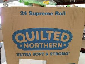 lot 44259 image: 24 pack Quilted Northern ultra soft and strong toilet paper