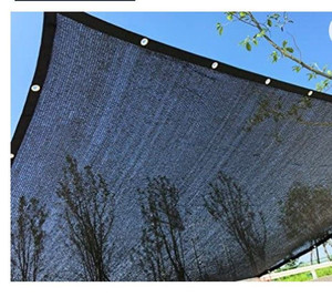 lot 44311 image: Perfect Sunblock Shade Cloth with Grommets,Black mesh sunshade