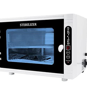 lot 44331 image: UV Light Nail Tool Sterilizer Cleaning Machine 12L Large Capacity Barber Cleaning Supplies