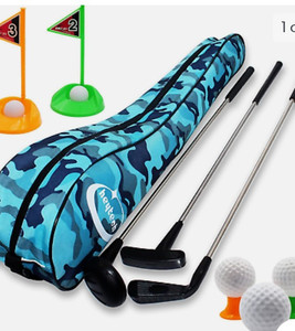 lot 44341 image: Heytech Kids Toy Golf Clubs Set