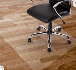 lot 44343 image: Kuyal Clear Chair Mat, Hard Floor Use