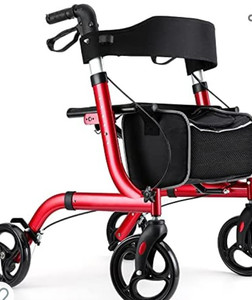 lot 44347 image: Healconnex Rollator Walker,Red