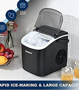 lot 44362 image: Euhomy Ice Maker Countertop Machine