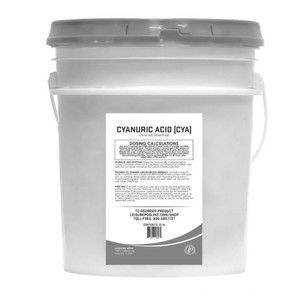 lot 44368 image: Leisure Pool Chlorine Stabilizer,Cyanuric Acid,25 lb Pail