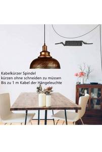 lot 44372 image: YEAHTU Industrial Plug in Pendant Light