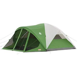 lot 44375 image: Coleman Camping Tent with Screen Room, 8 Person Evanston Dome Tent