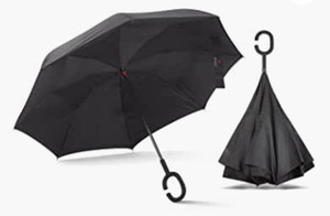 lot 44512 image: Siepasa Sharpty Inverted Umbrella, Black