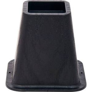 lot 5562 image: Everbilt 6 in. Bed Risers (4-Pack), Black, 6 H