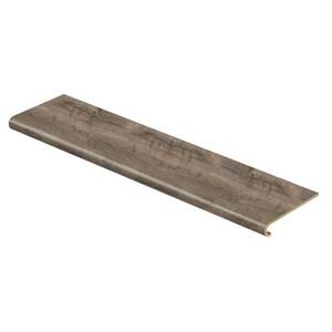 lot 2294 image: Cap A Tread Vintage Pewter Oak 47 in. Length x 12-18 in. Wide x 1-1116 in. Thick Laminate to Cover Stairs 1 in. Thick, Medium