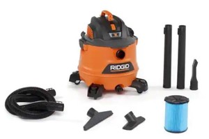 lot 2533 image: RIDGID HD1401 14 Gal. 6.0-Peak HP NXT Wet Dry Vacuum OrangesPeaches