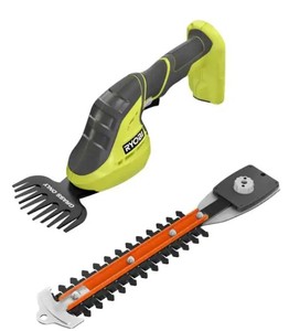 lot 5532 image: Ryobi 18V ShearShrubbery Kit, Green, With Battery & Charger
