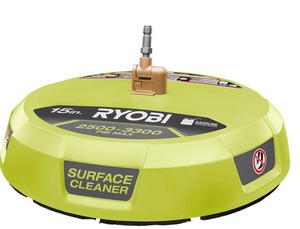 lot 5544 image: Ryobi 15 �Pressure Washer Head Mop Brush Attachment, Green