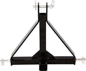 lot 2446 image: Yitamotor 2 inch Reciver 3 Point Quick Trailer Hitch Adapter Catagory 1 Tractor