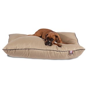 lot 1739 image: Majestic Pet Super Value Dog Bed Large (46 in. x 35 in.) Solid Khaki