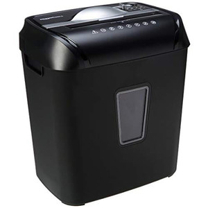 lot 2470 image: Amazon Basics 12-Sheet Cross-Cut Paper and Credit Card Home Office Shredder