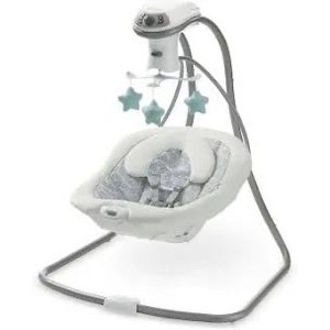 lot 2478 image: Graco� Simple Sway�� LX Swing with Multi-Direction Seat in Kendall