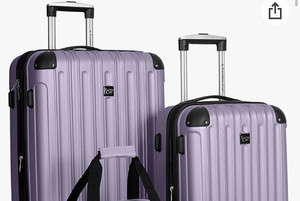 lot 6494 image: Travelers club 2 suitcase combo