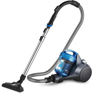 lot 6510 image: Eureka NEN110A Bagless Canister Vacuum Cleaner Lightweight Corded Vacuum for Carpets and Hard Floors Blue