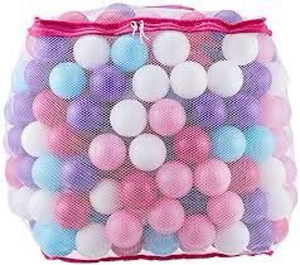 lot 6532 image: Click N Play Ball Pit Balls for Kids, Plastic Refill 2.3 Inch Balls, 400 Pack, 5 Pastel Colors