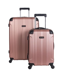 lot 6533 image: Out of Bounds 2-pc Lightweight Hardside Spinner Luggage Set - broken handle