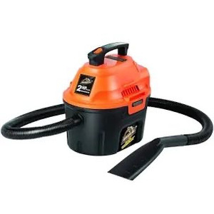 lot 6538 image: Armor All, AA255 , 2.5 Gallon 2 Peak HP WetDry Utility Shop Vacuum , Orange