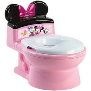 lot 6549 image: The First Years Minnie Mouse Imaginaction Potty & Trainer Seat, Pink