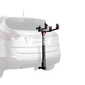 lot 6559 image: Allen Sports Deluxe Quick Install 2-Bike Hitch Rack Model 1520RR