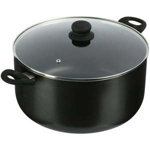 lot 2317 image: IMUSA Nonstick Dutch Oven with Glass Lid 12.7 Quart Charcoal