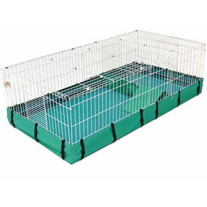 lot 2337 image: MidWest Homes For Pets Guinea Pig Cage Plus Green