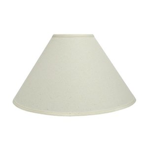 lot 5608 image: Aspen Creative 32204 Transitional Hardback Empire Shaped Spider Construction Lamp Shade in Off White, 19 wide (6 x 19 x 12)