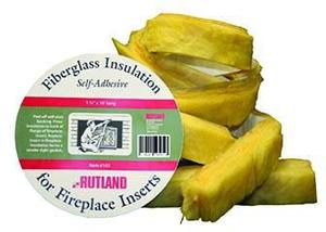 lot 5655 image: FIBERGLASS FIREPLACE INSERT INSULATION 10 Roll