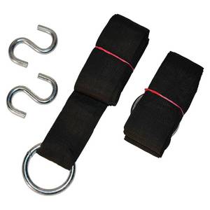 lot 5659 image: Outdoor Patio Heavy-Duty Hammock Hanging Tree StrapsS-Hooks