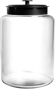 lot 1579 image: Glass Jar With Lid 12Hx9D (stock photo approximate)