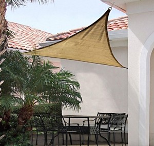 lot 2315 image: Triangular Sunshade for porch 16ft long