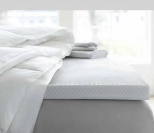 lot 2359 image: Rolled Up Memory Foam Mattress Topper