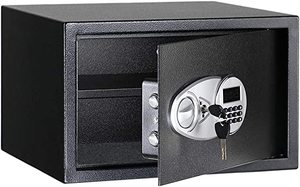 lot 2365 image: Amazonbasics Security Safe 40 L 1.2 Cubic Feet - Black