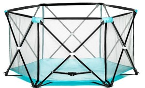 lot 2394 image: Teal Regalo Baby Play Yard