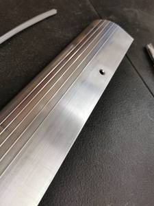 lot 644 image: 31 W Silver Metal Door Trim, No Hardware Included