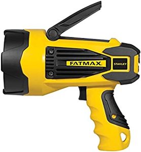 lot 646 image: STANLEY FATMAX SL10LEDS Rechargeable 2200 Lumen Lithium Ion Ultra Bright LED Spotlight Flashlight with USB Power Charger (B00OU67Z80)