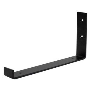 lot 1677 image: Crates & Pallet 12 in. Black J Steel Shelf Bracket